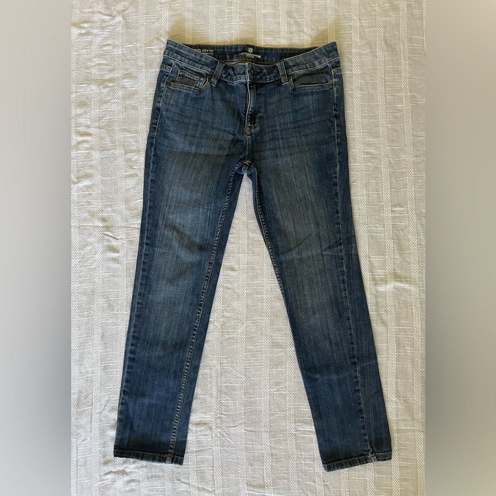 Liz Claiborne Women's Skinny Jeans in Dark Blue Denim